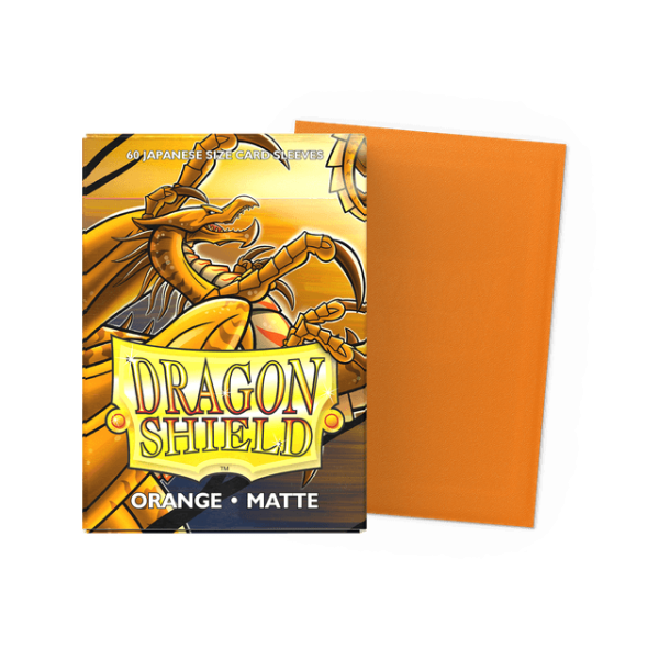 dragon-shield-small-sleeves-japanese-matte-orange-60-sleeves